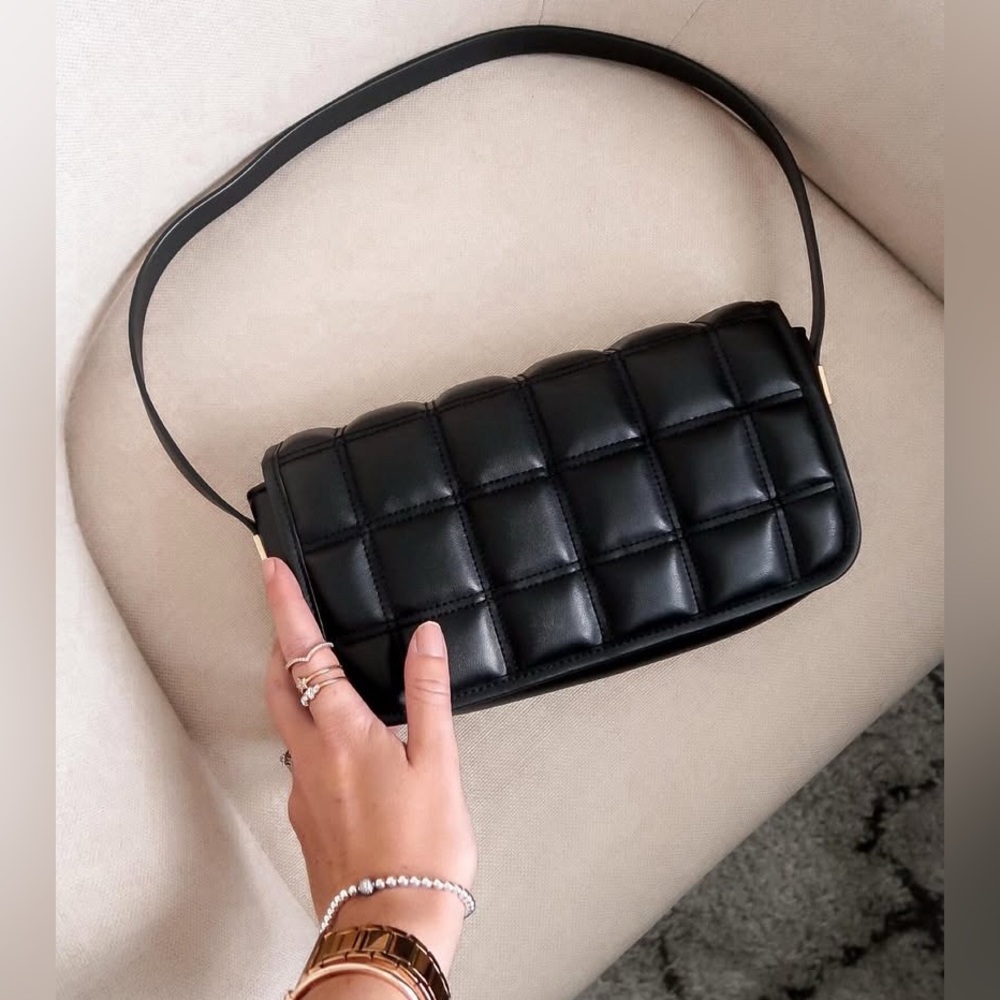 ASOS Black Quilted Shoulder Bag